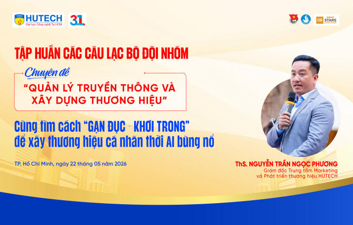 Từ fanpage đến thương hiệu: HUTECH-ers rèn kỹ năng truyền thông chuyên nghiệp vào ngày 22/5 22