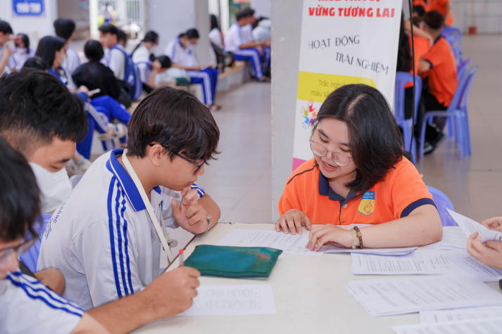 Sinh viên ngành Tâm lý học kết nối hơn 2.000 học sinh An Giang qua hành trình “Hiểu tâm lý - Vững tương lai” 45