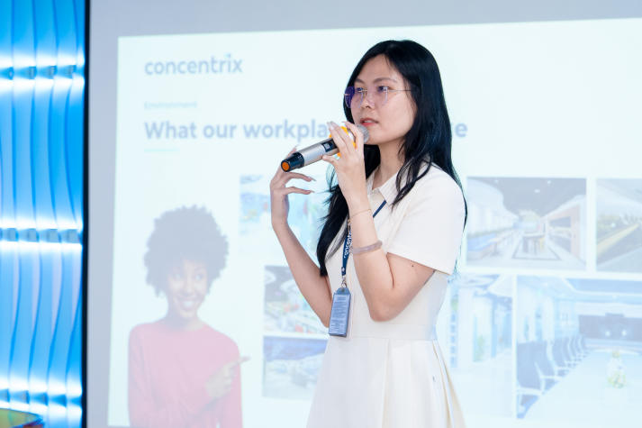 Tân sinh viên I-HUTECH sớm định hình hành trang nghề nghiệp tại Concentrix 47