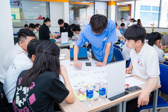 VJIT students engage with Japanese students, joining hands for environmental protection 99