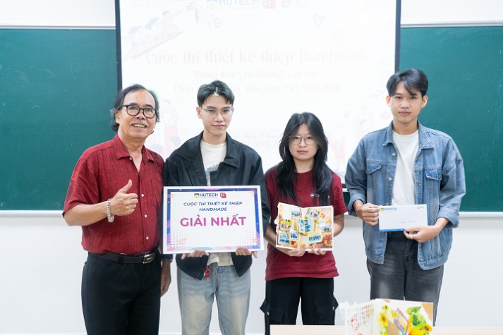 [Ảnh] Sáng tạo và tri ân: Cuộc thi thiết kế thiệp 20/11 của Khoa Kiến trúc - Mỹ thuật HUTECH 66