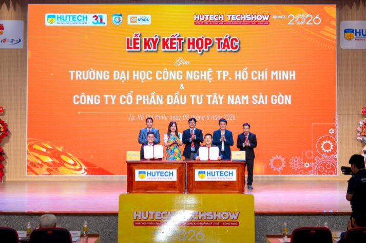 [Video] Hơn 300 đồ án Kỹ thuật - Công nghệ mở lối gần 900 cơ hội nghề nghiệp tại HUTECH TECHSHOW 2026 77