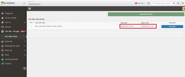 [Video] 03 bước giúp sinh viên HUTECH thực hiện các loại biểu mẫu xác nhận trực tuyến 140