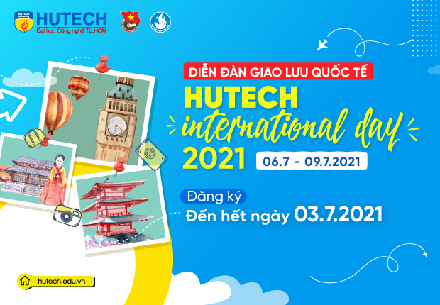 ​Diễn đàn trực tuyến HUTECH International Day 2021 sẽ diễn ra từ 07-09/7 sắp tới 7