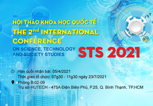 HUTECH sẽ tổ chức Hội thảo khoa học quốc tế STS 2021 vào tháng 7 10
