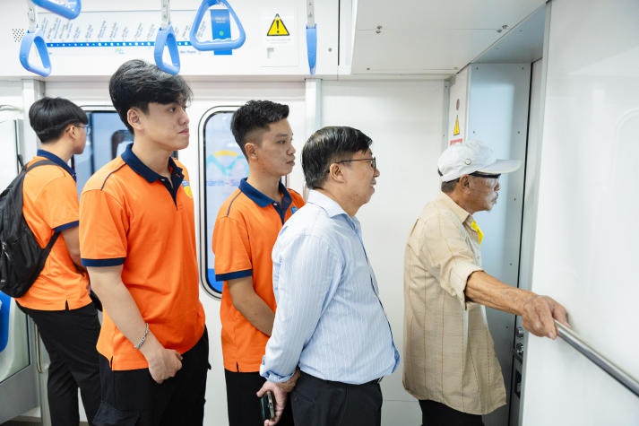 “Vi vu” tàu Metro số 1, sinh viên Kỹ thuật xây dựng tìm hiểu kết cấu và công nghệ xây dựng hiện đại 40