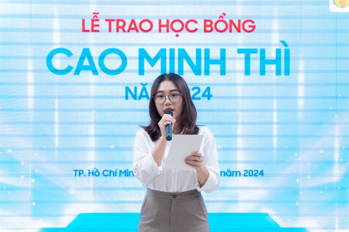 25 suất học bổng Cao Minh Thì trị giá 250 triệu được trao đến sinh viên, học viên cao học, nghiên cứu sinh 502