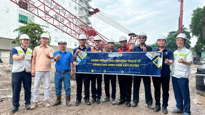 Sinh viên Khoa Xây dựng học nghề từ thực tế công trình 9