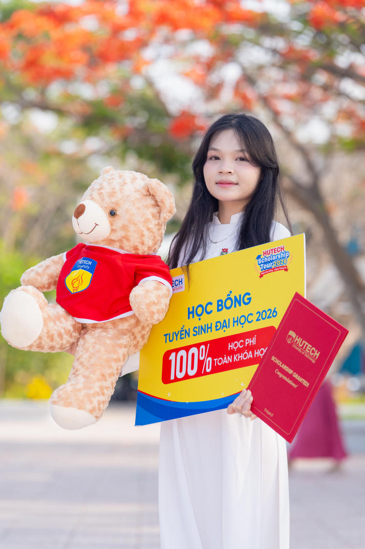 HUTECH Scholarship Tour 2026: Lan tỏa học bổng từ miền Trung đến miền Tây, tiếp sức sĩ tử vững tin chọn ngành 76