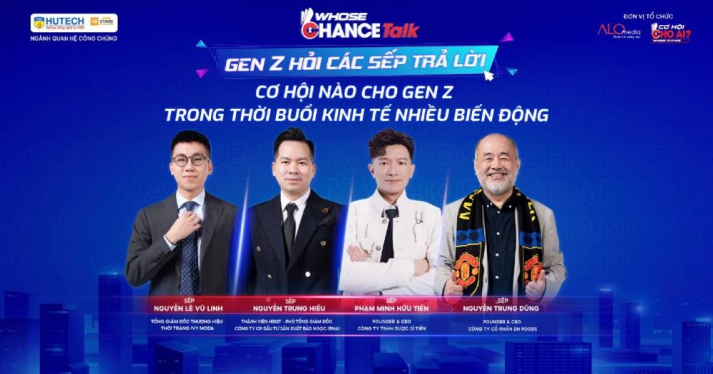 Cùng sinh viên Quan hệ công chúng HUTECH tìm hiểu "Cơ hội cho gen Z trong thời kỳ kinh tế nhiều biến động" với các sếp lớn 9
