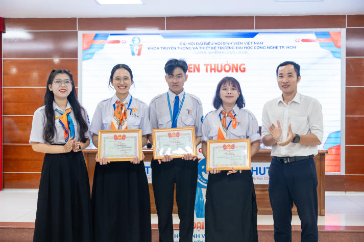 Khởi động "chuyến tàu" nhiệm kỳ mới của Liên Chi hội Truyền thông & Thiết kế HUTECH tại Đại hội lần thứ II 155