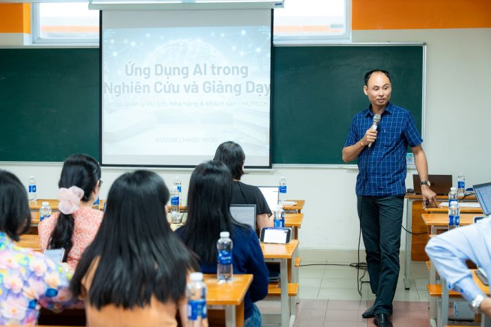Ứng dụng trí tuệ nhân tạo (AI) - Bước chuyển mình trong nghiên cứu khoa học lĩnh vực Du lịch tại HUTECH 42