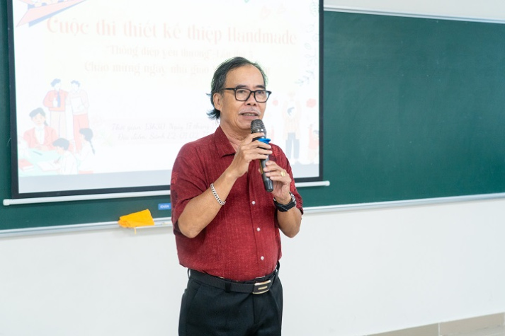 [Ảnh] Sáng tạo và tri ân: Cuộc thi thiết kế thiệp 20/11 của Khoa Kiến trúc - Mỹ thuật HUTECH 12