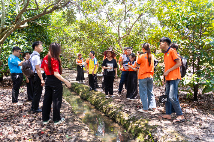 Sinh viên HUTECH tìm cơ hội khởi nghiệp từ mô hình nông nghiệp và du lịch sinh thái tại xã Bình Mỹ 75
