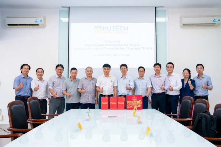 HUTECH làm việc cùng Viện Khoa học và Công nghệ, Bộ Công An, hướng tới hợp tác nghiên cứu trong tương lai 98