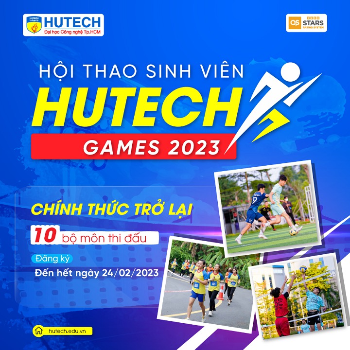 [HUTECH Games 2023] Sự kiện thể thao lớn nhất năm sắp khởi tranh với 24 nội dung thi đấu 32