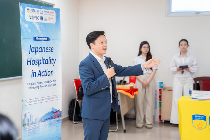 [Video] Sinh viên HUTECH tìm hiểu nghệ thuật phục vụ và văn hóa lưu trú truyền thống Nhật Bản 89