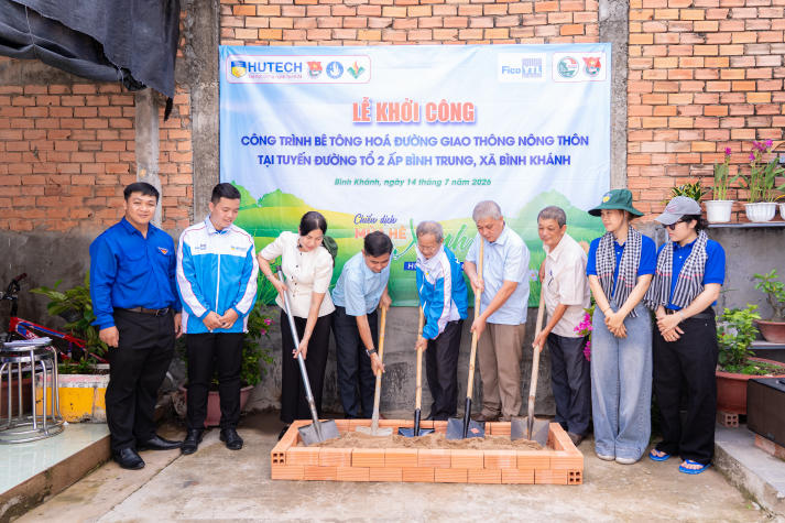 Chiến sĩ Mùa hè xanh HUTECH bắt tay thực hiện các công trình ý nghĩa tại Đồng Tháp và TP.HCM 148