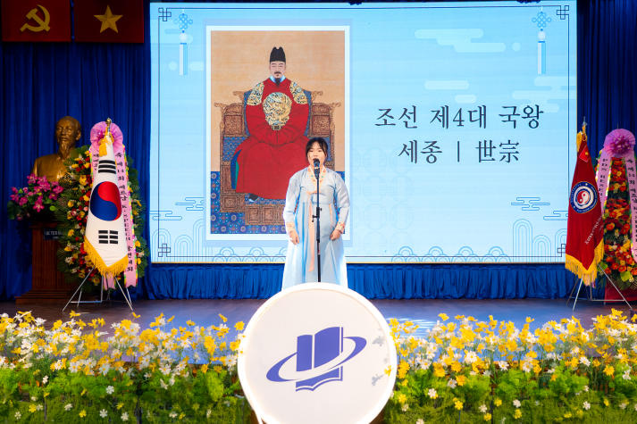 Từ câu chuyện về Vua Sejong, nữ sinh VKIT chinh phục giải Đặc biệt K-Speech Việt Nam 2026 27