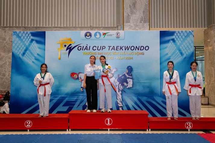Đoàn vận động viên CLB Taekwondo HUTECH gặt “mưa” huy chương tại Giải đấu “Cup Taekwondo Trường Đại học Văn Hiến mở rộng lần thứ 8” 82