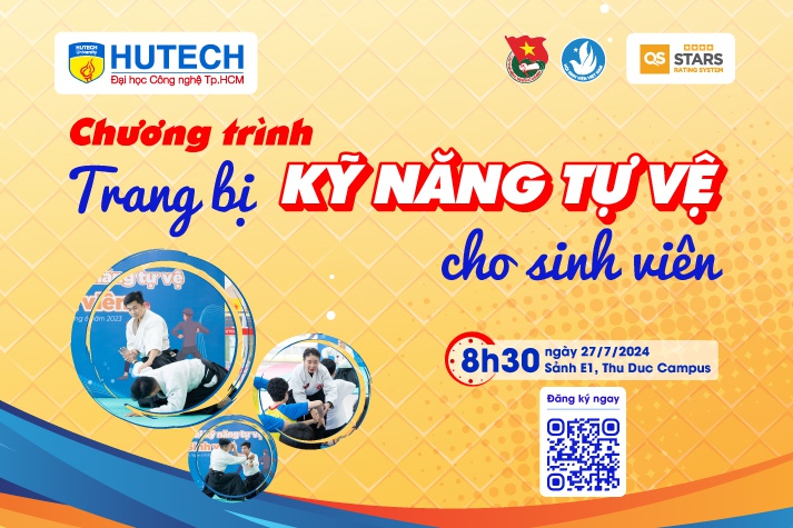 Sinh viên HUTECH sẵn sàng trang bị kỹ năng tự vệ vào 27/7 tới 9