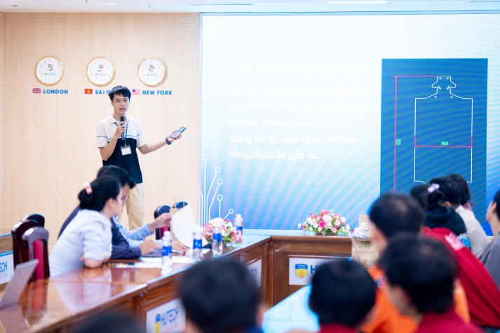 Sinh viên Viện Kỹ thuật HUTECH tự tin thể hiện ý tưởng khởi nghiệp tại “STARTUP WITH HIE 2024” 38