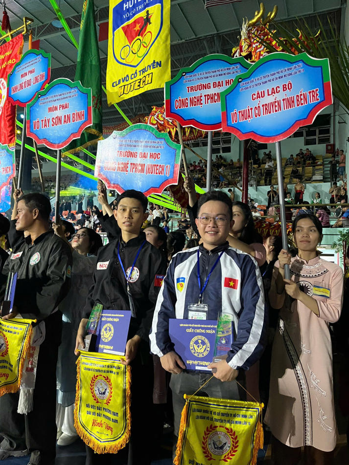 Sinh viên HUTECH xuất sắc giành 16 huy chương tại Liên hoan Võ cổ truyền TP.HCM mở rộng lần thứ 18 - 2025