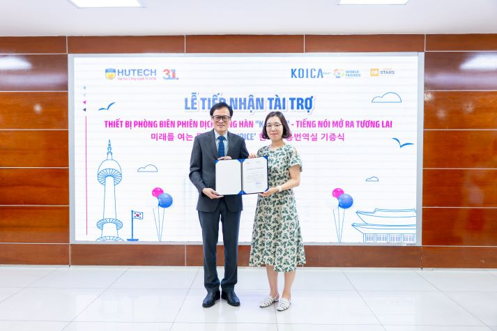 HUTECH enhances Korean language learning experience with international standard “K-VOICE” Interpretation and Translation Lab 63