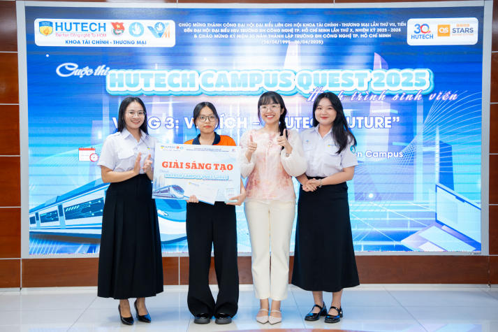 HUTECH Campus Quest 2025: Bừng sáng tư duy, dẫn lối tương lai cùng Khoa Tài chính - Thương mại 143
