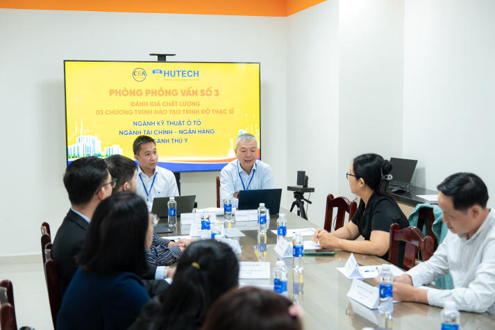 HUTECH khai mạc khảo sát chính thức đánh giá ngoài 03 chương trình đào tạo trình độ Thạc sĩ theo chuẩn MOET 105