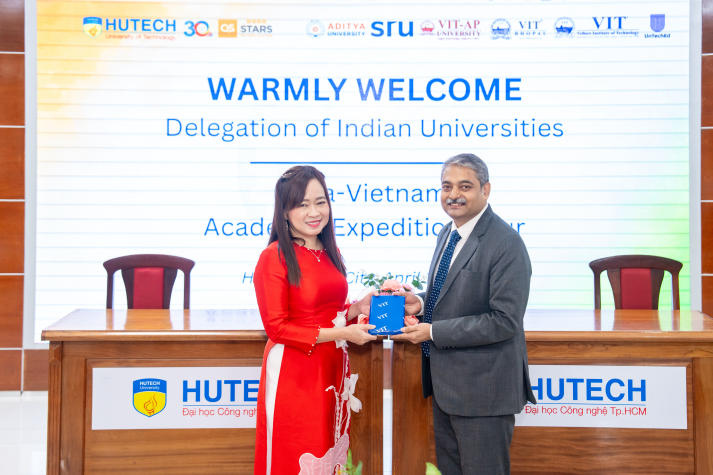 HUTECH fosters international cooperation with leading Indian universities 116