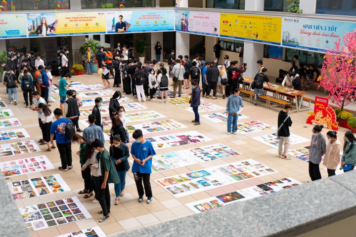 Sinh viên Thiết kế đồ họa “trình làng” loạt sản phẩm cuối kỳ ấn tượng tại triển lãm 5