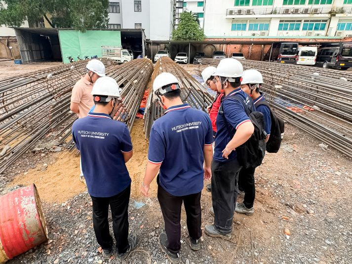 Sinh viên Khoa Xây dựng học nghề từ thực tế công trình 25