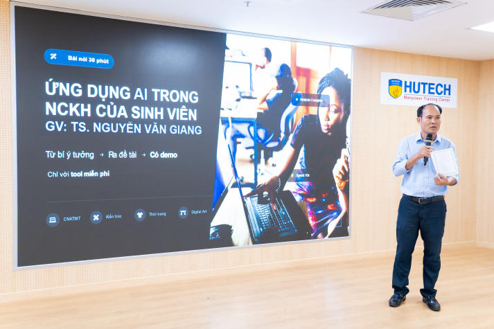 Mở rộng tư duy nghiên cứu bằng AI: Sinh viên Khoa Kiến trúc - Mỹ thuật học cách biến ý tưởng thành đề tài khoa học 27