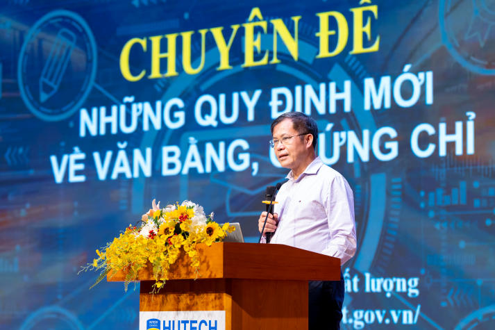 Bộ GD&ĐT tập huấn công tác quản lý văn bằng, chứng chỉ khu vực phía Nam tại HUTECH 60