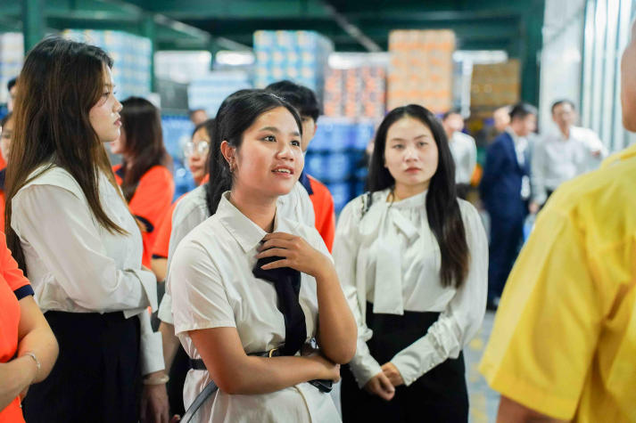 Top 9 HUTECH Startup Wings 2026 học khởi nghiệp từ thực tế vận hành doanh nghiệp tại Bidrico 61