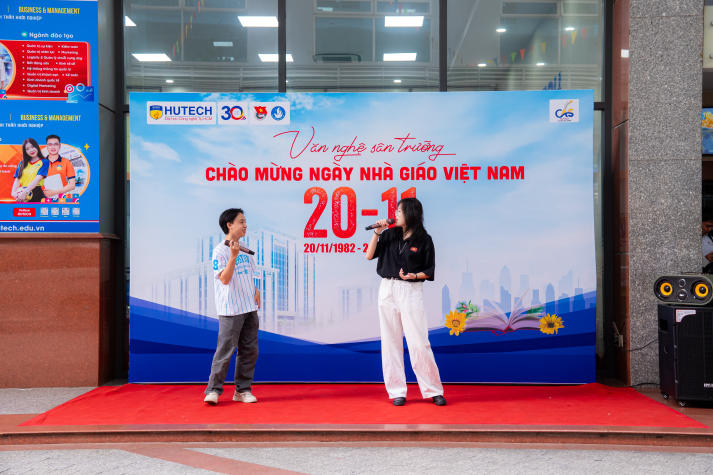 Thanh âm biết ơn: Sân trường HUTECH rộn ràng sắc màu 20/11 23