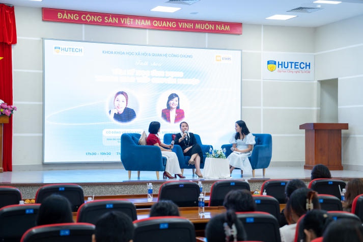 Sinh viên Tâm lý học HUTECH tổ chức talkshow tâm lý và báo cáo dự án chăm sóc sức khoẻ tinh thần “Sóng ấm lan toả” 51