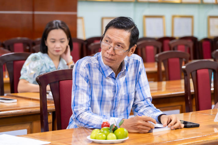 Khoa Tài chính - Thương mại thảo luận triển khai học phần Dự án doanh nghiệp cho khóa 2022 56