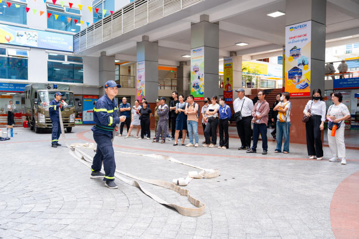 HUTECH sẽ tổ chức diễn tập phòng cháy, chữa cháy tại Thu Duc Campus vào sáng 21/12 tới 9