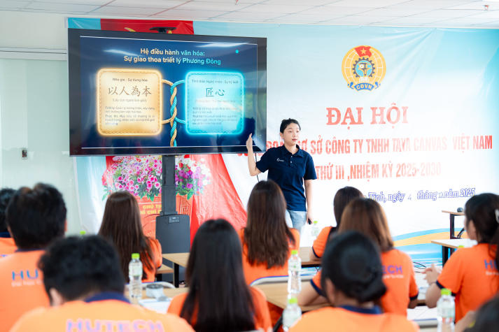 Sinh viên Trung Quốc học khám phá “guồng vận hành” doanh nghiệp quốc tế tại Taya Canvas Việt Nam 48