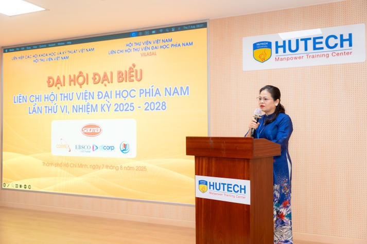 HUTECH đăng cai tổ chức Đại hội Liên Chi hội Thư viện Đại học phía Nam lần thứ VI, nhiệm kỳ 2025-2028: Hướng tới thư viện số hiện đại 43