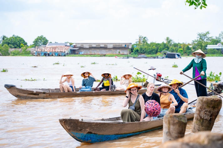 [Video] Exciting Mekong Delta adventure with students from Denmark, Germany, the Netherlands, and HUTECH 101