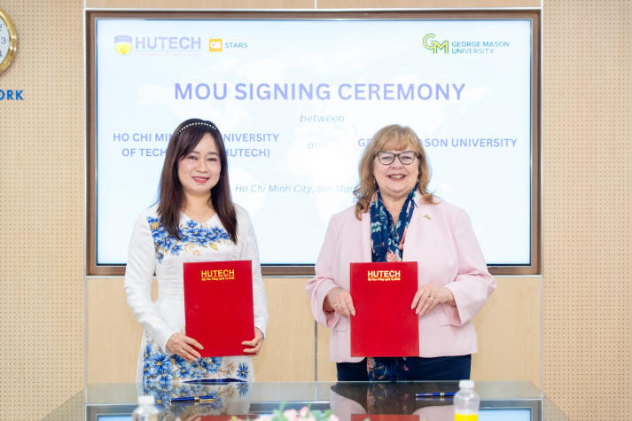 HUTECH ký kết MOU với George Mason University (Hoa Kỳ), tăng cường kết nối học thuật Việt - Mỹ 108