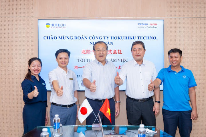 Viện Công nghệ Việt - Nhật HUTECH tiếp đón và làm việc cùng Công ty Hokuriku Techno (Nhật Bản) 69
