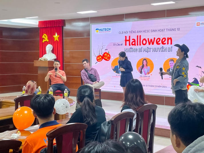 CLB HESC giúp sinh viên HUTECH trau dồi khả năng giao tiếp tiếng Anh qua lễ hội Halloween 15