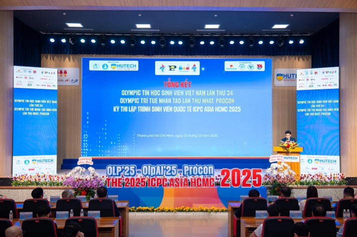 Khép lại OLP’25, OlpAI’25, Procon’25 và ICPC Asia HCMC 2025 tại HUTECH, mở ra tiềm năng mới cho thế hệ công nghệ trẻ 13