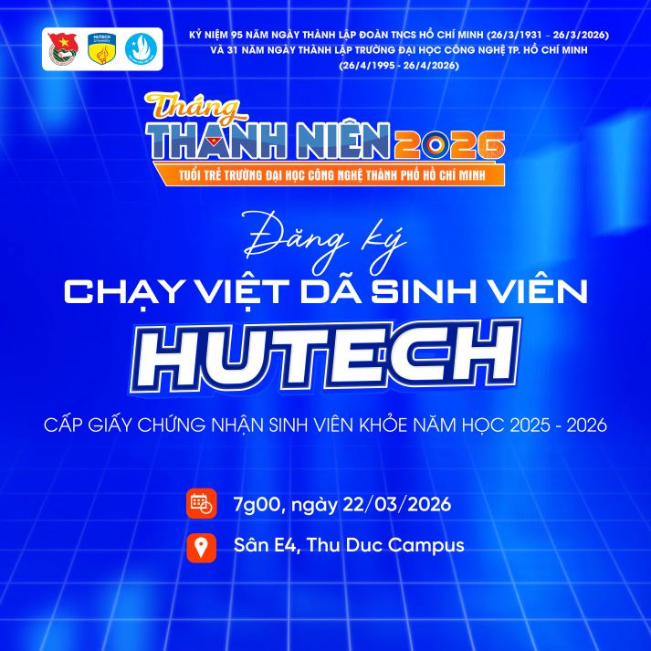 Sôi nổi Tháng Thanh niên 2026 tại HUTECH: Lan tỏa tinh thần xung kích, sáng tạo và trách nhiệm cộng đồng 144