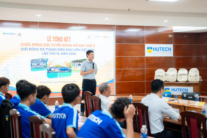 Đội bóng sinh viên HUTECH giành hạng Ba toàn quốc Giải Bóng đá Thanh niên sinh viên Việt Nam lần IV 61