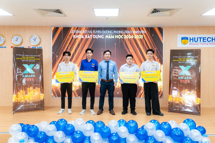 Dấu ấn một năm nỗ lực: Khoa Xây dựng tổng kết phong trào sinh viên và trao giải X-AWARD 2025 44